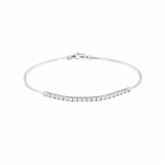 Bracelet Roman Gioielli Woman RIALTO in White Gold Diamante 0.23 Ct BR.RIG-1-J - BR.RIG-1-J